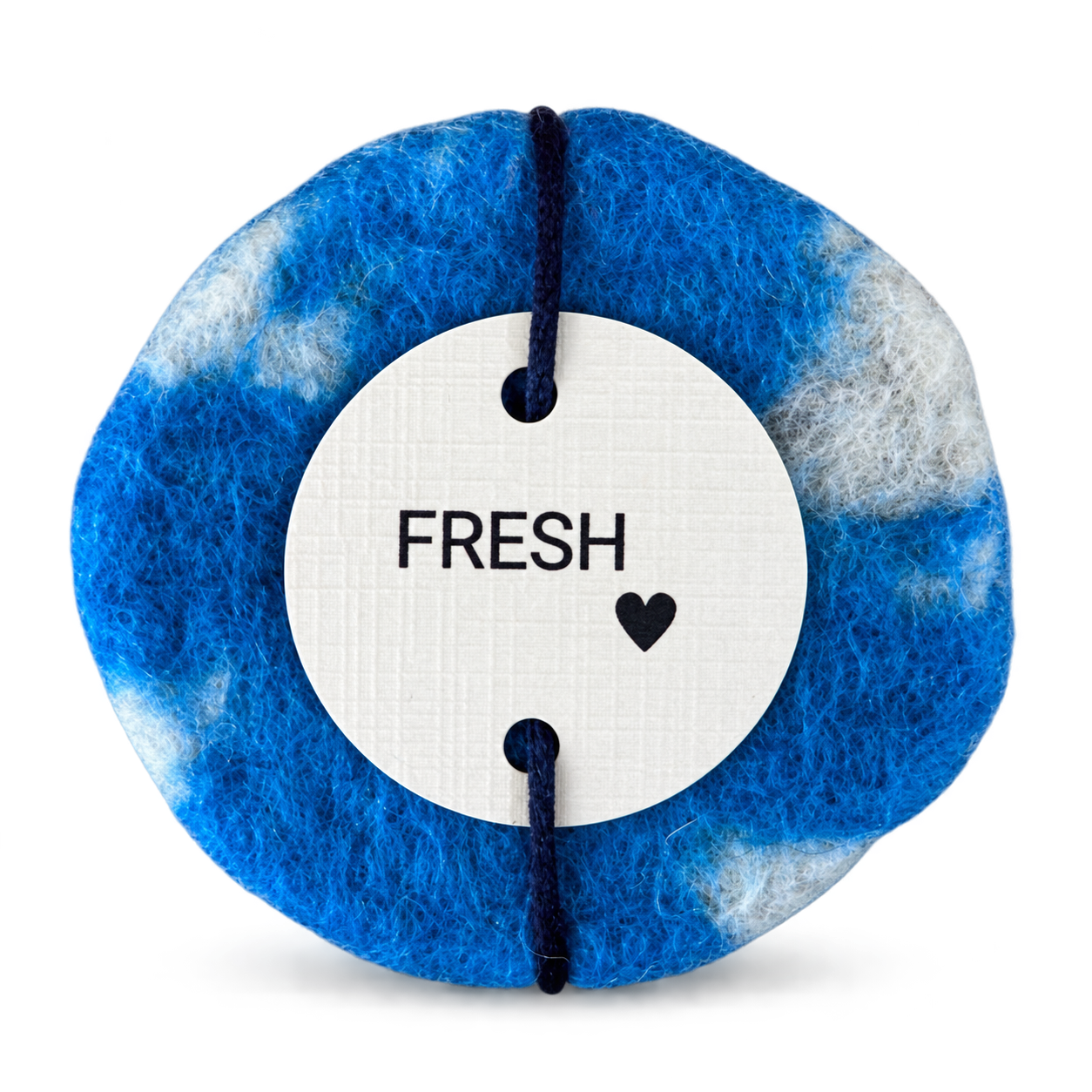 Fresh felted wool soap