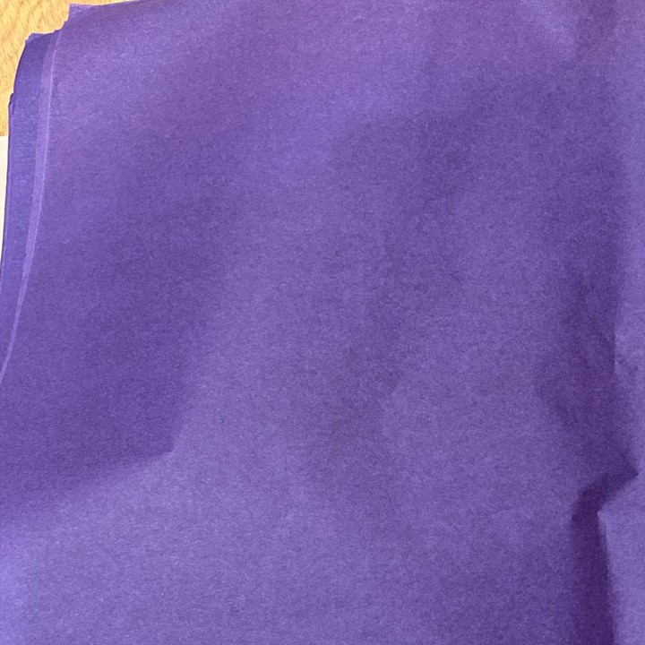 Purple tissue paper